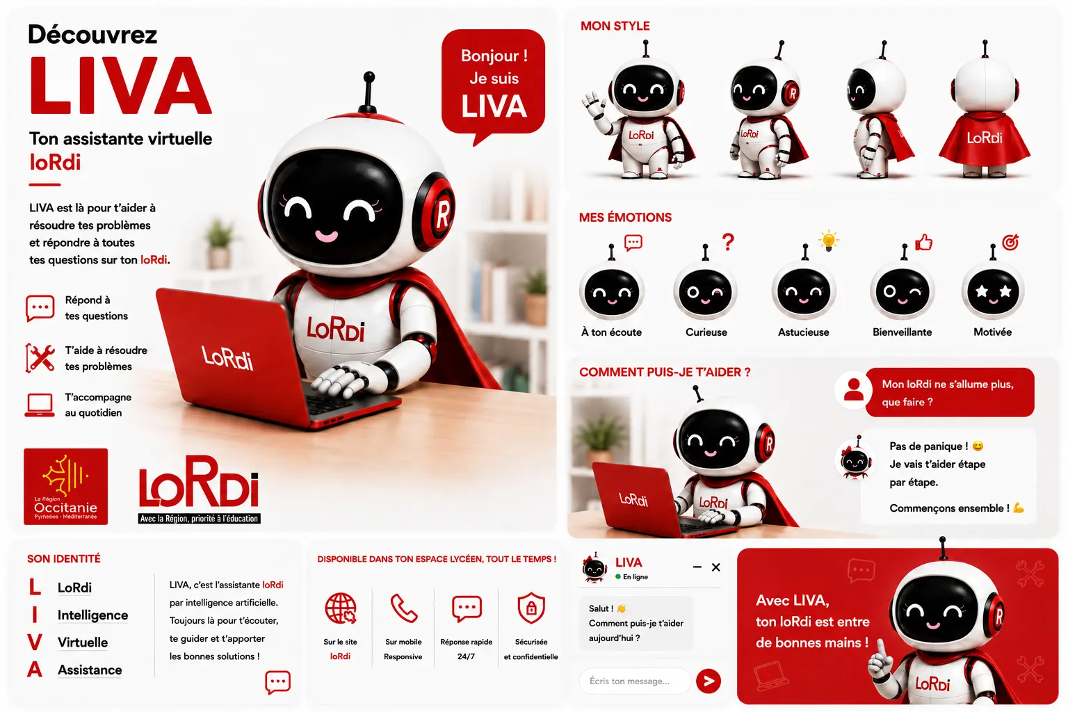 Liva l'assistante virtuelle loRdi